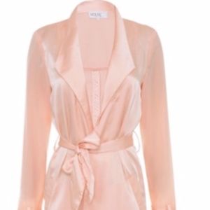 House of CB Coryn Peach Satin Duster